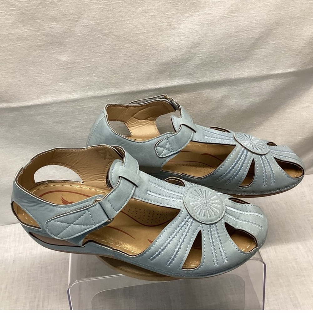 Chic Light Blue Women's Sandals